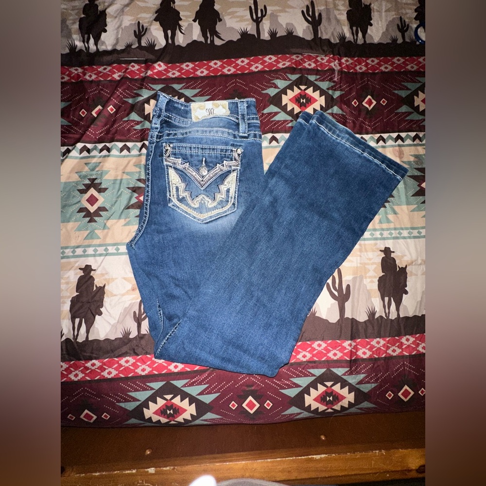 Women's Boot Cut Jeans in Blue